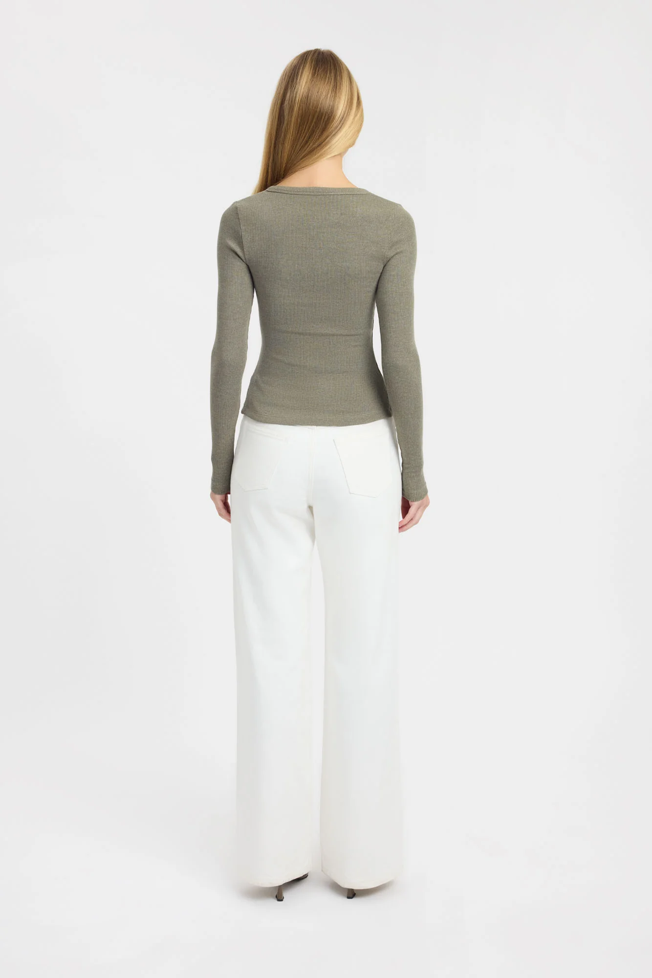 Bec Button Long Sleeve Top - Image 3