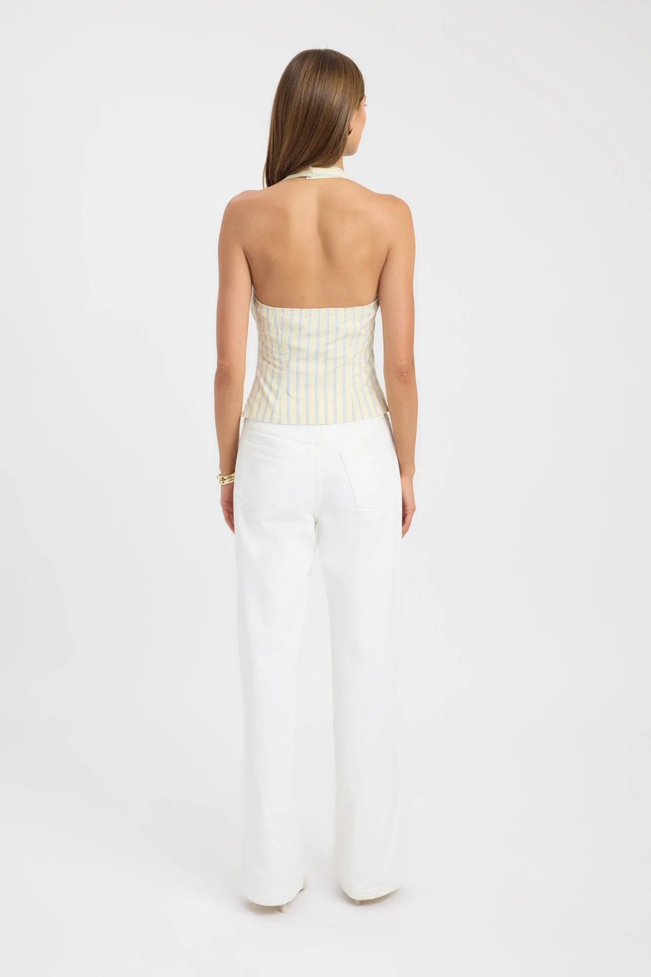 Freddy Stripe Halter Top - Image 3