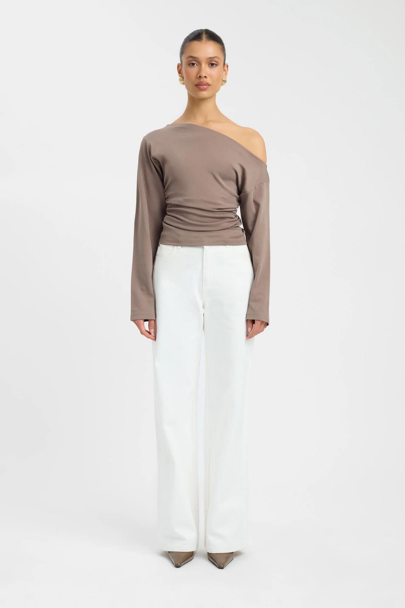 Nova Off Shoulder Long Sleeve Top - Image 4