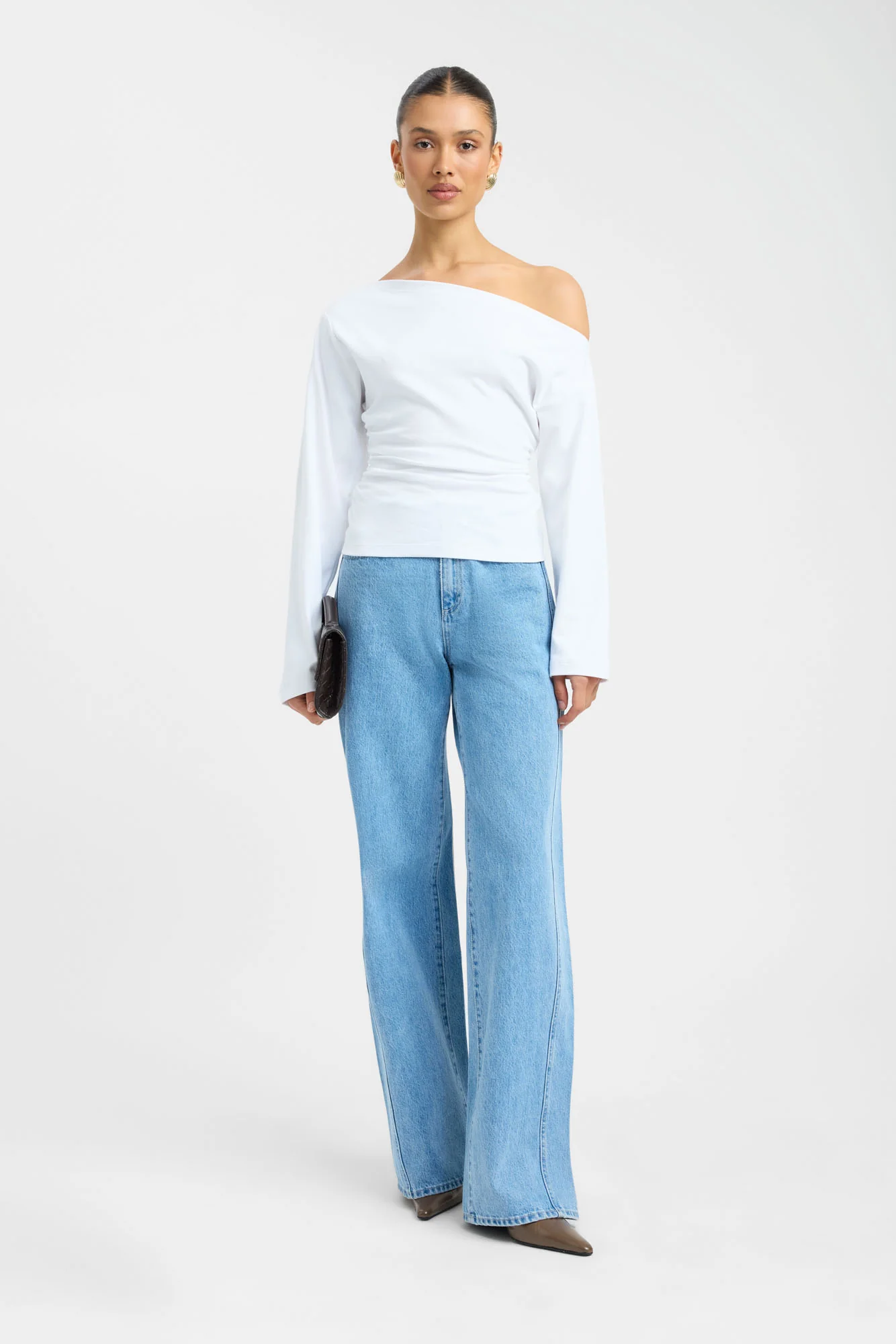 Nova Off Shoulder Long Sleeve Top - Image 4