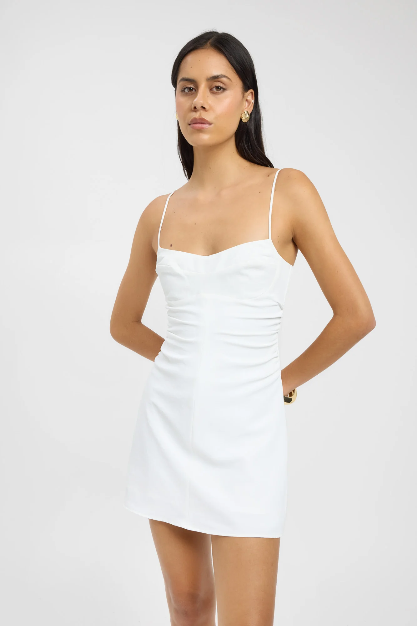 Opal Cinch Mini Dress - Image 3