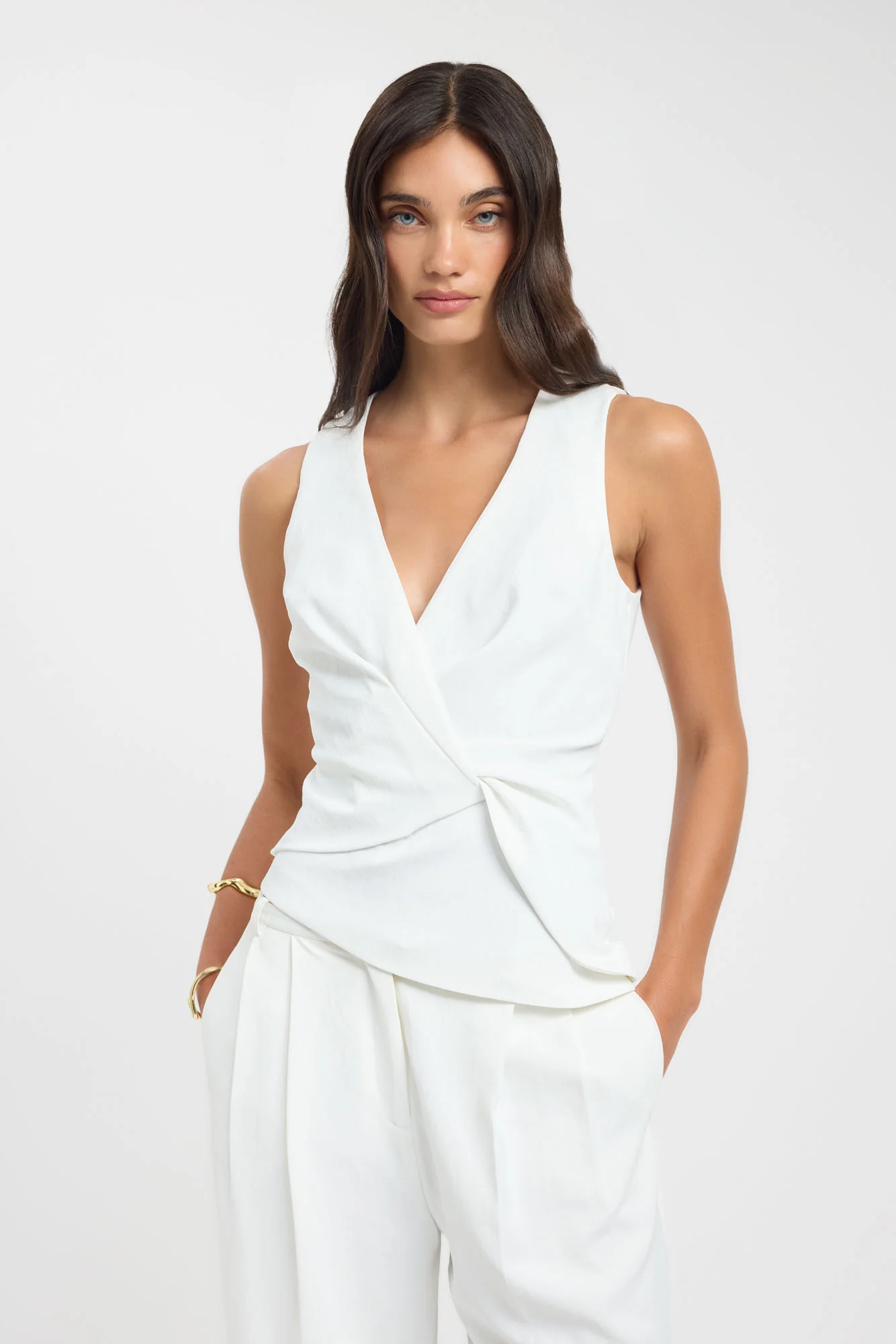 Opal Wrap Front Top - Image 2