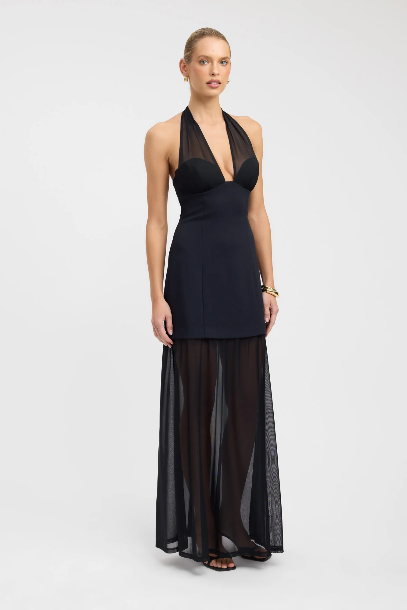 Oyster Mesh Maxi Dress - Image 3