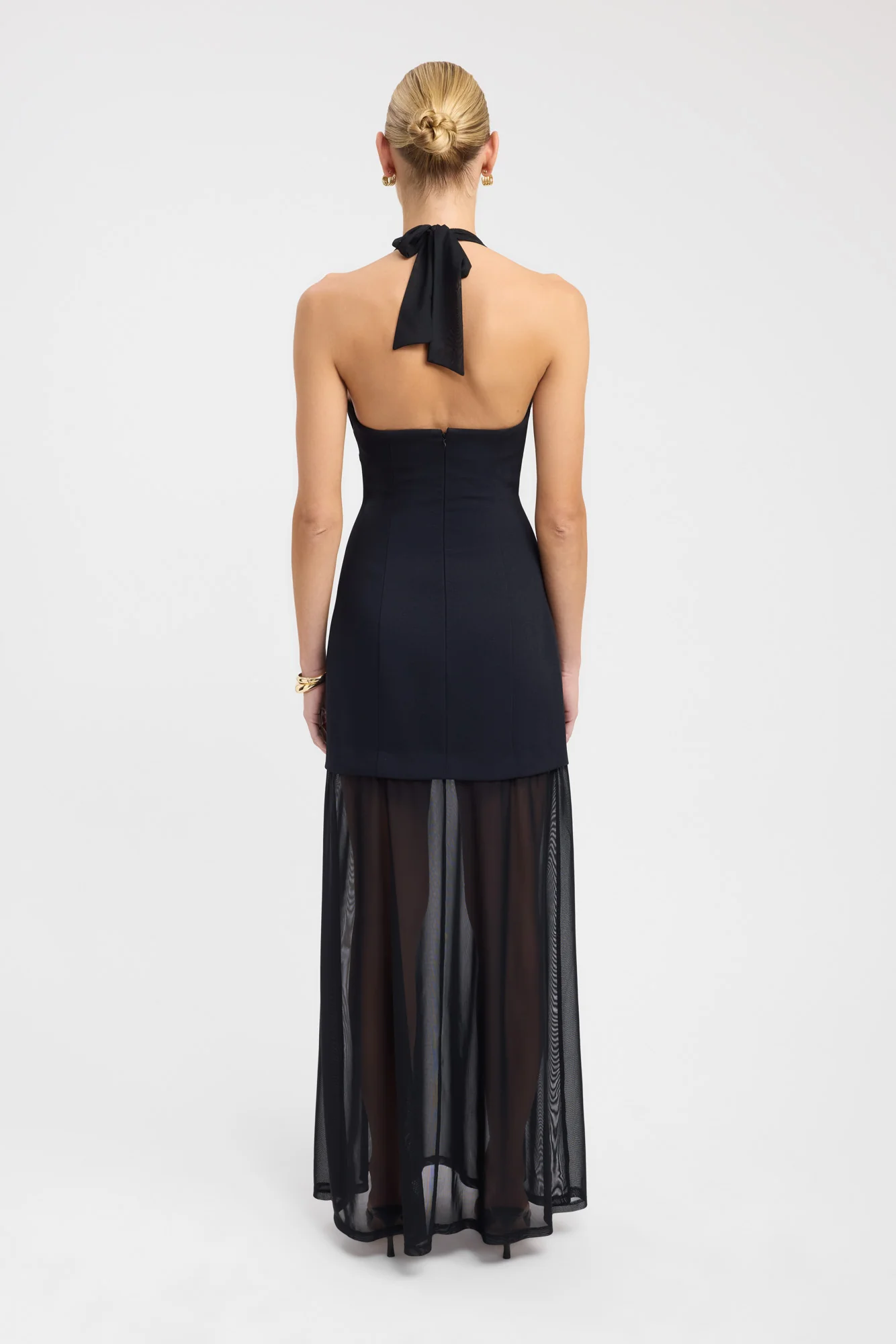 Oyster Mesh Maxi Dress - Image 4