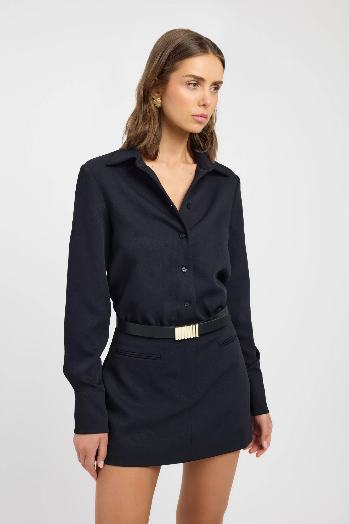 Oyster Shirt Dress - Image 2