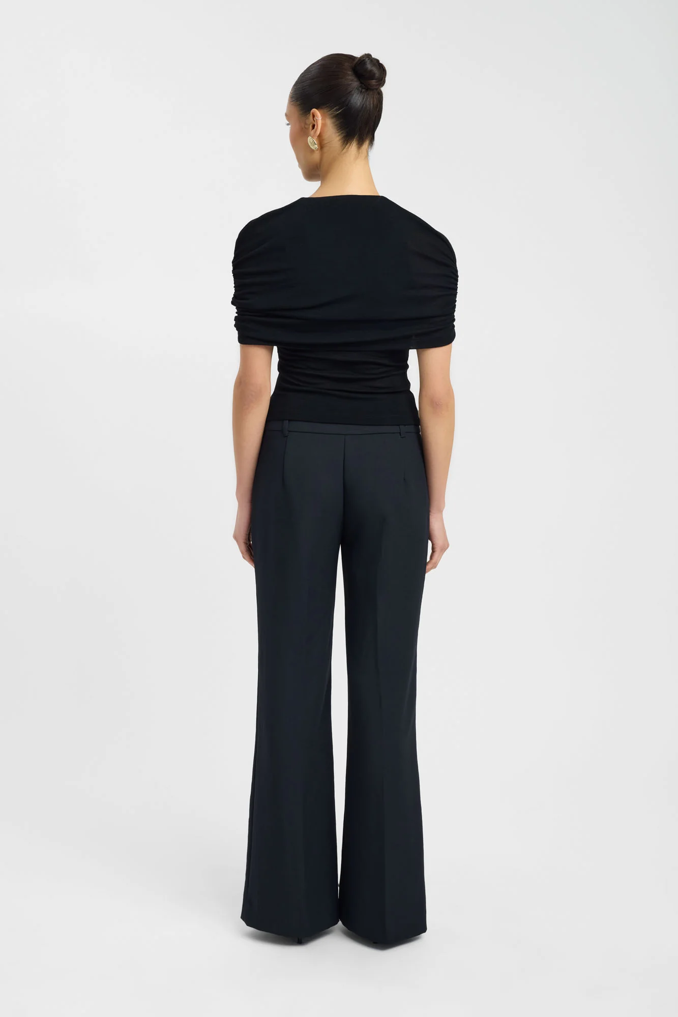 Sash Wool Cape Top - Image 3