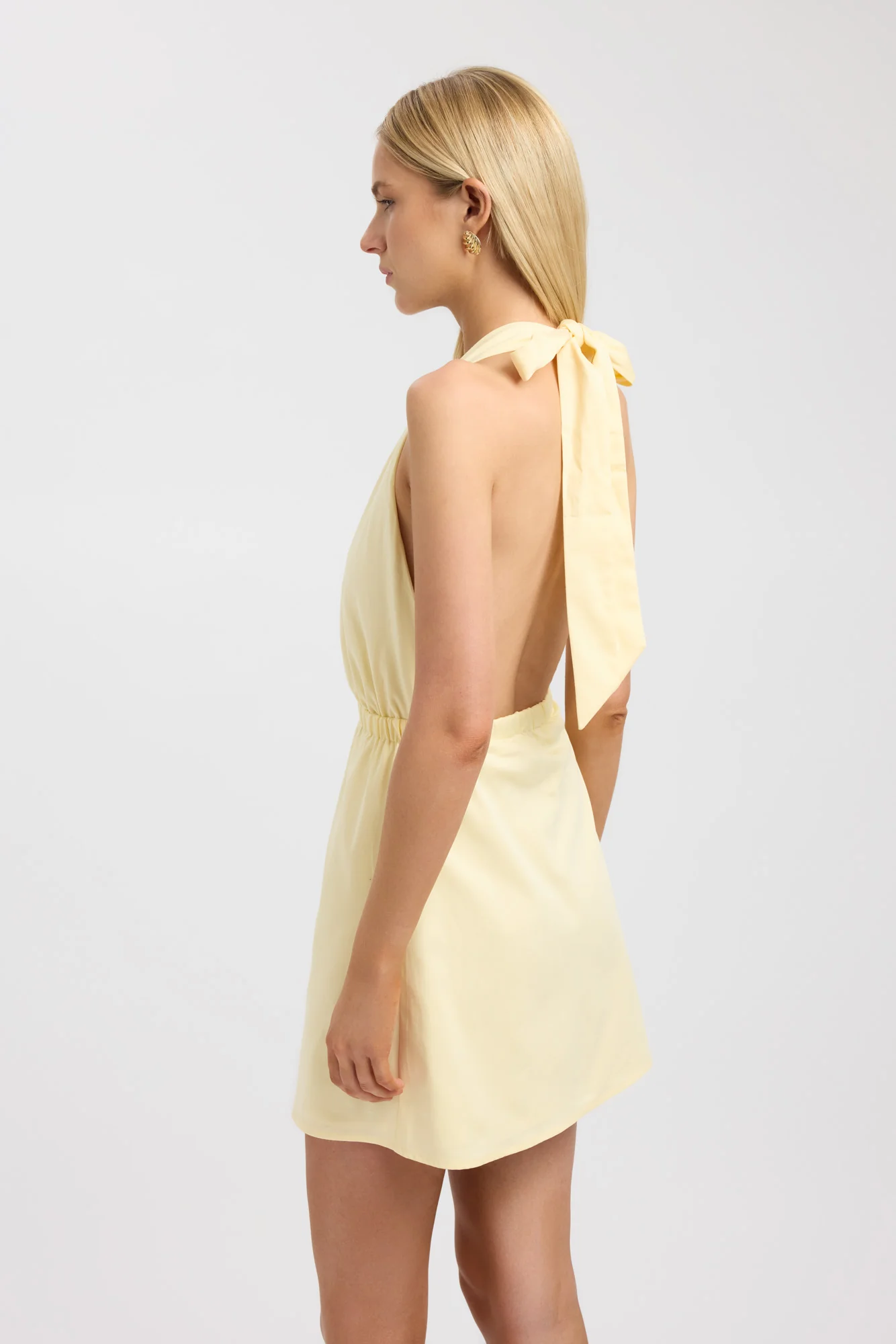 Solana Plunge Mini Dress - Image 4