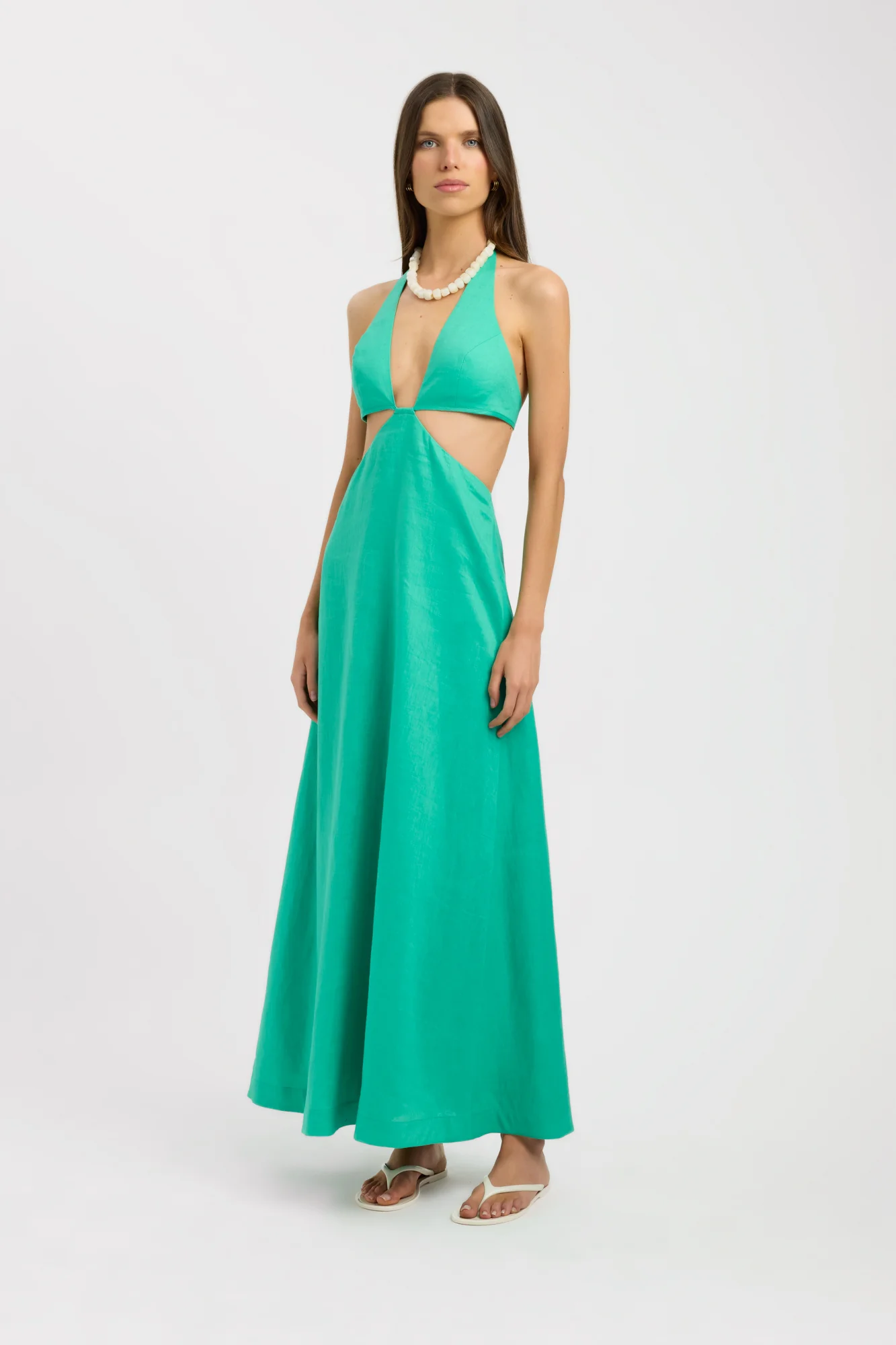 Tahiti Cut Out Halter Dress - Image 3